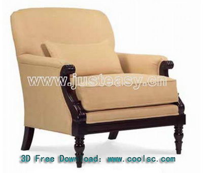 tejido neo-clsica sof modelo 3D (incluyendo materiales)