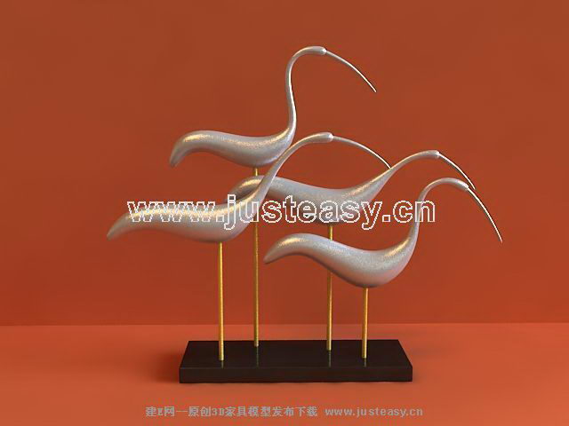 Modelo 3D de accesorios para gras (incluidos los materiales)