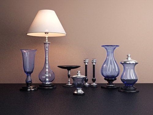 Blue Danube ciervos San postmoderna del arte modelo 3D (incluyendo materiales)