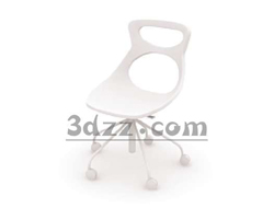 Modelo 3D de la silla del ocio nueva creacin (con material)