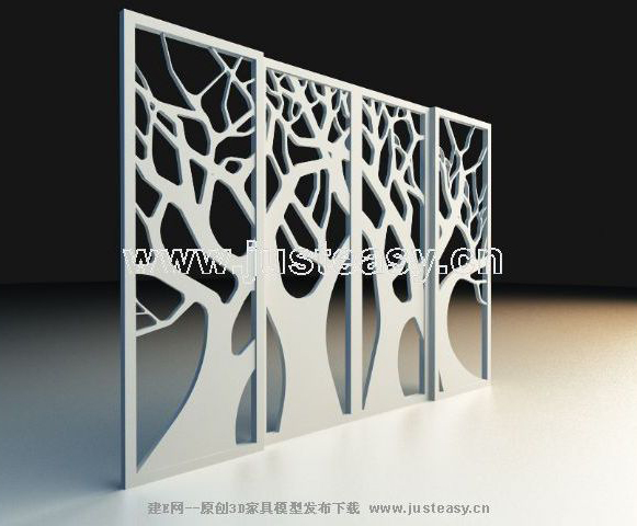 Moderna pantalla de resumen de serie del modelo en 3D (incluyendo materiales)
