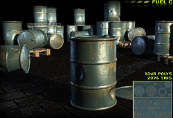 Modelo 3D del barril