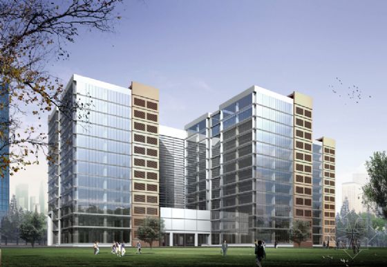 Plata modelo 3D de la construccin ecolgica comerciales (incluidos los materiales)
