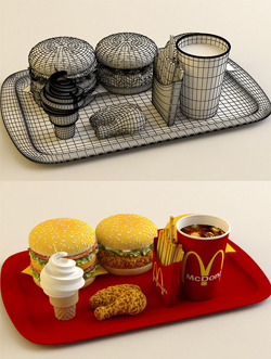 modelo 3D de McDonald