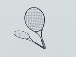 Modelo en 3D de bdminton