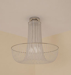 Cristal de la lmpara de techo modelo 3D (incluyendo materiales)