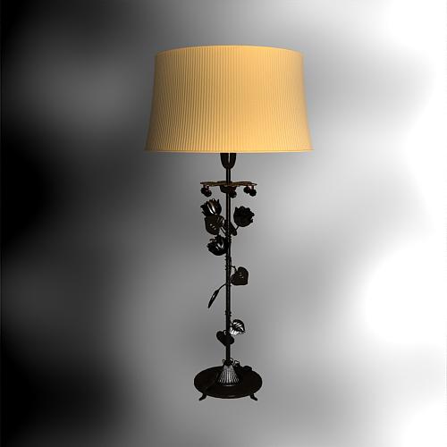 Polo mosaico Lmpara de mesa en 3D del Modelo
