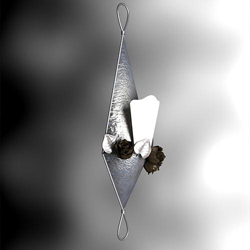 Modelo 3D del diamante rosa colgante