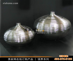 Modelo en 3D de la ornamentacin de metal pulido oval