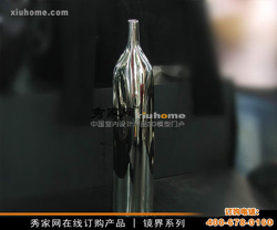 Modelo en 3D de acero inoxidable botella cnica