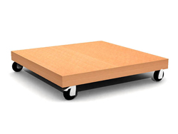 3D con un modelo simple de patinaje bafle