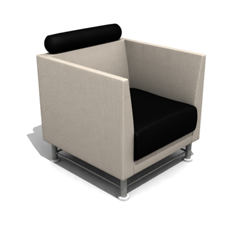 Fashion Square modelo 3D del sof

