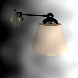 Elegante chino de la pared interior cortina de la lmpara