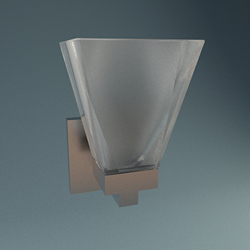 Personalidad europea transparente cristal de la lmpara de pared
