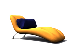 Sof cama personalidad de la moda moderna