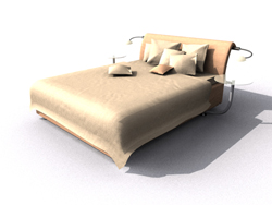 Casa simple cama moderna de la moda