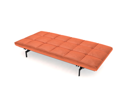 La moda moderna cama de madera ocasional