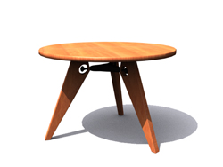 Mesas de madera de estilo chino triangular
