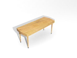 Cuadrada de madera pequeña mesa larga al estilo chino