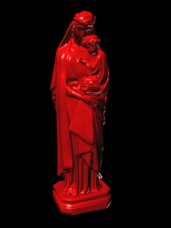 Red modelo de la escultura femenina