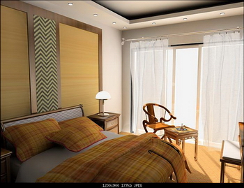 modelo clido y elegante dormitorio