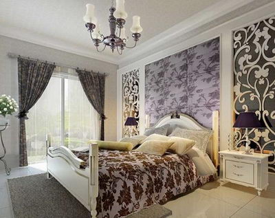 modelo de dormitorio de estilo europeo