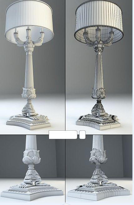 mesa de estilo europeo de la lmpara