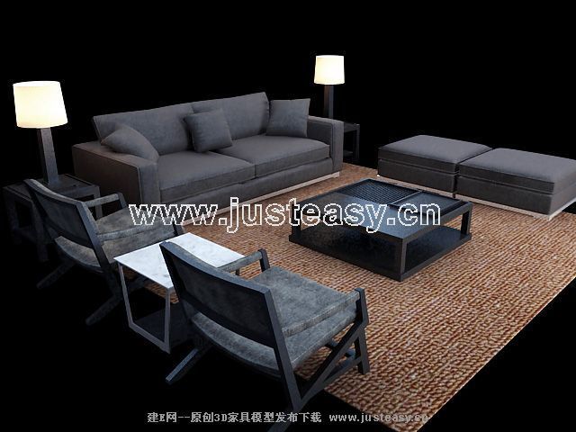 Simple combinacin de un sof clsico negro al estilo europeo