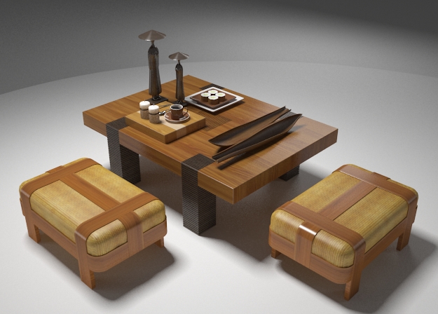 Del sudeste asitico mesas y sillas de madera de estilo