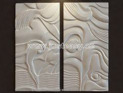 Extico estilo de los relieves abstractos