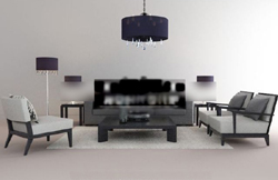 combinacin de estilo europeo del sof blanco y elegante