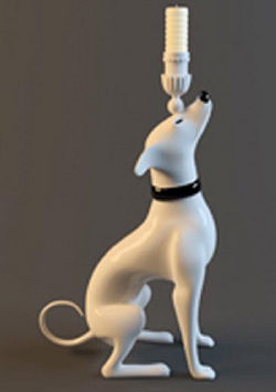 Blanco vela perro