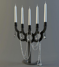 Europea candelabro clsico elegante