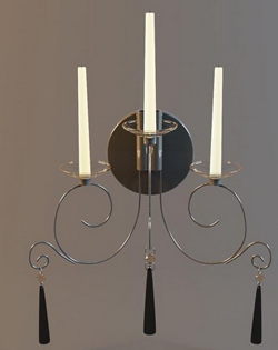 Continental Candelabro de hierro Clsico