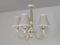 Europea elegantes lmparas de cristal de vidrio
