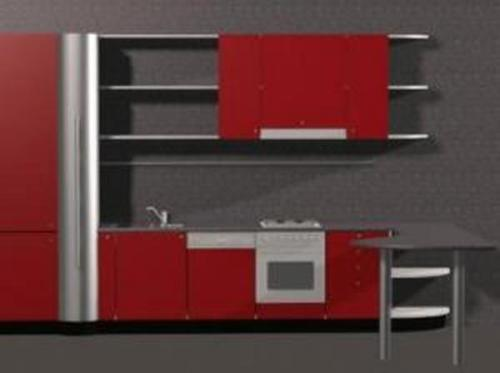 Red Temtica modelos 3D de cocina