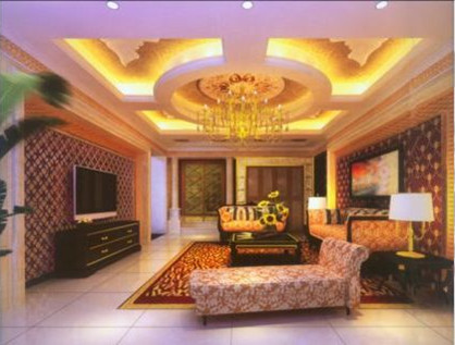 Una vida de lujo de decoracin de interior