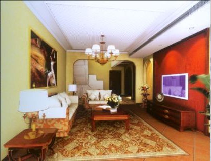 Simple estilo europeo sala