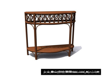 Modelo en 3D de las tallas de madera de China mostrar