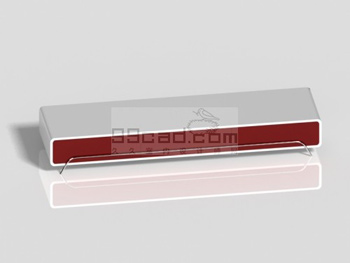 TV minimalista moderno estilo del gabinete del modelo 3D