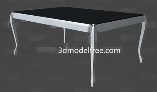 Blanco y negro estilo simple mesa de t