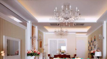 Simples candelabros de cristal Europea sala