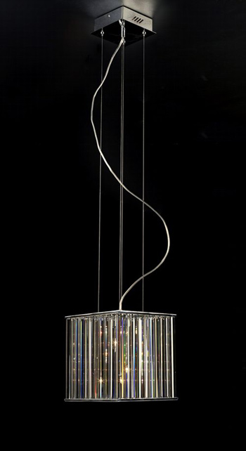 Alambre Europea pantallas candelabros de cristal