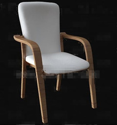 Silla de tela cmoda blanca