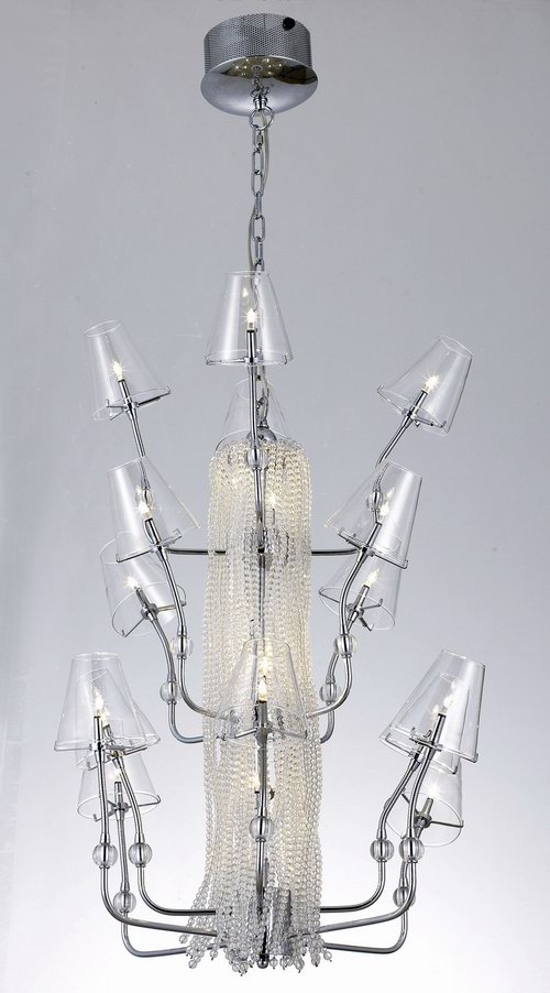 Modernas candelabros de cristal populares