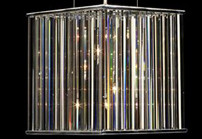 Alambre Europea pantallas candelabros de cristal