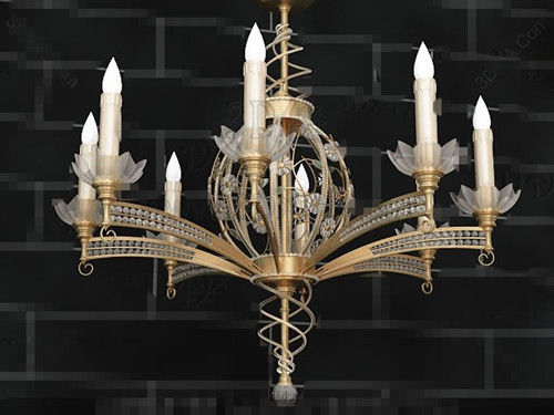 Metales exquisito marco vela colgante