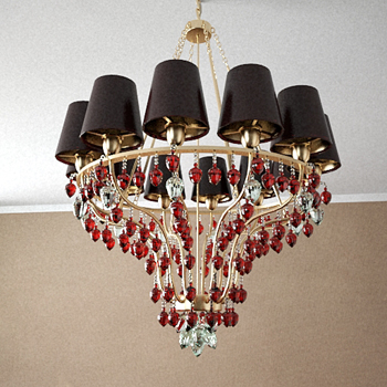 Estilo europeo Strawbs candelabro Oro