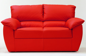 Moderno rojo asientos sof tela
