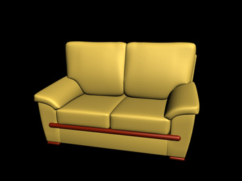Estilo europeo asientos sof-cama doble